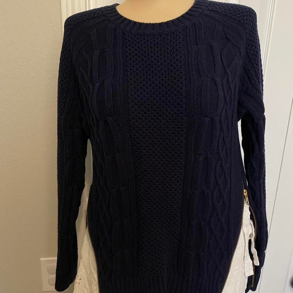 Cabi Women's Navy and Blue Jumper